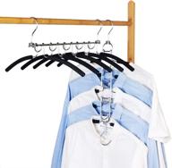 👕 betterall 2 pack magic hangers: space-saving clothes organizer with 5 layers for efficient wardrobe utilization and anti-slip design – ideal for shirts, suits, and more логотип