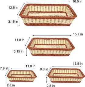 img 3 attached to Складной прямоугольный овощной ресторан - имитация