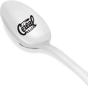 img 3 attached to 🥣 Cereal Killer Spoons - Hilarious Christmas Gift for Husband, Boyfriend, or Best Friend - Personalized Spoon for Teenage Cereal Lovers - Engraved Gifts for Men and Women - Perfect Stocking Stuffers for Teen Boys and Girls