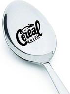 🥣 cereal killer spoons - hilarious christmas gift for husband, boyfriend, or best friend - personalized spoon for teenage cereal lovers - engraved gifts for men and women - perfect stocking stuffers for teen boys and girls logo