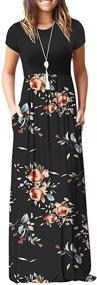 img 3 attached to 👗 Stylish and Versatile: MISFAY Women's Short Sleeve Maxi Dress with Pockets
