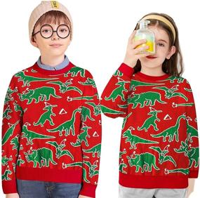 img 3 attached to 🎅 Funnycokid Ugly Christmas Sweater: Perfect Xmas Party Pullover Sweatshirt for Boys and Girls, Ages 3-10 Years