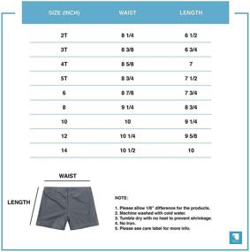 img 1 attached to 🩲 Boys' Grey Hipeta Swim Shorts: Stylish Beachwear for Boys