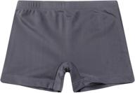 🩲 boys' grey hipeta swim shorts: stylish beachwear for boys logo