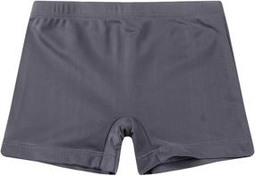 img 4 attached to 🩲 Boys' Grey Hipeta Swim Shorts: Stylish Beachwear for Boys