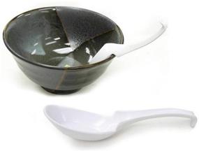 img 3 attached to 🍲 JapanBargain 2777X6 White Soup Spoon - Enhanced SEO