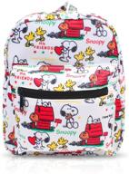 snoopy all over print small nylon bag: the perfect multipurpose daypack for travel, shopping, and more! logo