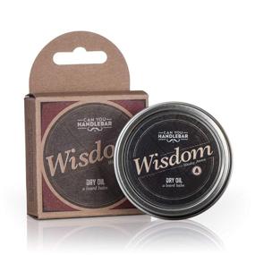 img 4 attached to Woodsy & Citrus Aroma - Premium Beard Balm For Men - Dry Oil Beard Conditioner - 2 Oz Stainless Steel Tin - Wisdom