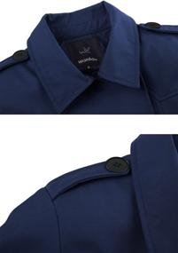 img 2 attached to Stylish & Chic: Wantdo Women's Double Breasted Trench Coat – Medium Size