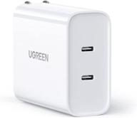 💡 ugreen usb c pd fast charger - 36w 2-port wall charger for iphone 13/12, ipad, pixel, galaxy - ultimate power and compatibility! logo