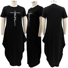 img 2 attached to XINXIANGLIAN Womens Dresses Oversize Causal Women's Clothing and Dresses