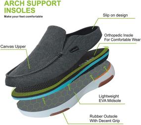 img 1 attached to Driving Plantar Fasciitis Leisure ZGBXOF03B W2 10 Men's Shoes in Loafers & Slip-Ons