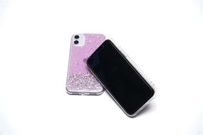 img 2 attached to UNIQUE FORTUNES Cute Pink Glitter IPhone 11 Case Phone Cases For Women (Pink)