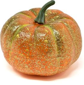 img 3 attached to 🎃 6-Pack Decorative Artificial Pumpkins - White, Orange, Green - Thanksgiving, Halloween, Autumn, Fall Harvest Home Crafts - Gift Boutique