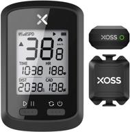 🚲 xoss g+ gps cycling computer: wireless bike speedometer odometer with speed cadence sensor, heart rate monitor & bluetooth ant+ connectivity - ipx7 waterproof road bike mtb bicycle tracker logo