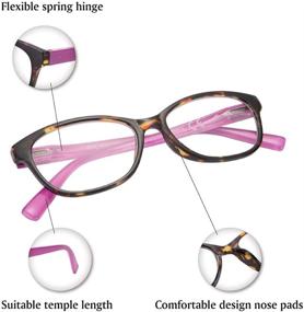 img 2 attached to 👓 Fashionable Eyeguard 4-pack Spring Hinge Readers: Colorful Reading Glasses for Women