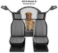 🐶 pet net vehicle safety mesh dog barrier - 50&#34; w for suv/car/truck/van - designed to fit behind front seats for travelin k9 logo