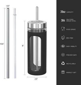 img 3 attached to 🥤 Reusable Silicone Protective Tumbler Smoothie