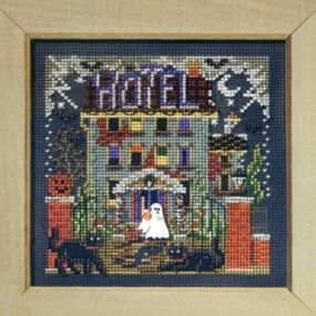 img 2 attached to Haunted Hotel Cross Stitch Kit