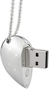 img 1 attached to Флеш-накопитель USB в форме сердца Kootion - Кордиформный мемори-накопитель для фотографий и видео (32 Гб, розовый)