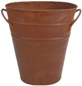 img 3 attached to 🪣 7-Inch Rustic Oval Bucket Container by Craft Outlet