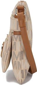 img 1 attached to Signature Compartments Zipper Crossbody Mia Farrow Women's Handbags & Wallets