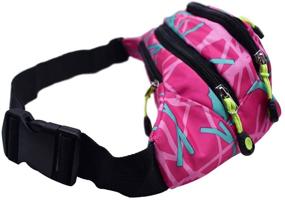 img 1 attached to 🎒 Versatile Travel Fanny Bag - Waist Packs with Multiple Functions for Men and Women - Ideal for Outdoor Events, Hiking, Cycling, and Running - Adjustable Belt Strap for Hip Bum Chest Back - Convenient Chest Pouch