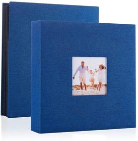 img 3 attached to Artmag Fabric Photo Album 4X6 600 Large Capacity For Family Wedding Anniversary Linen Album Holds 600 Horizontal And Vertical Photos (600 Pockets