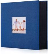 artmag fabric photo album 4x6 600 large capacity for family wedding anniversary linen album holds 600 horizontal and vertical photos (600 pockets logo