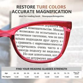 img 1 attached to Eyekepper Reading Glasses Cat Eye Pattern Vision Care for Reading Glasses