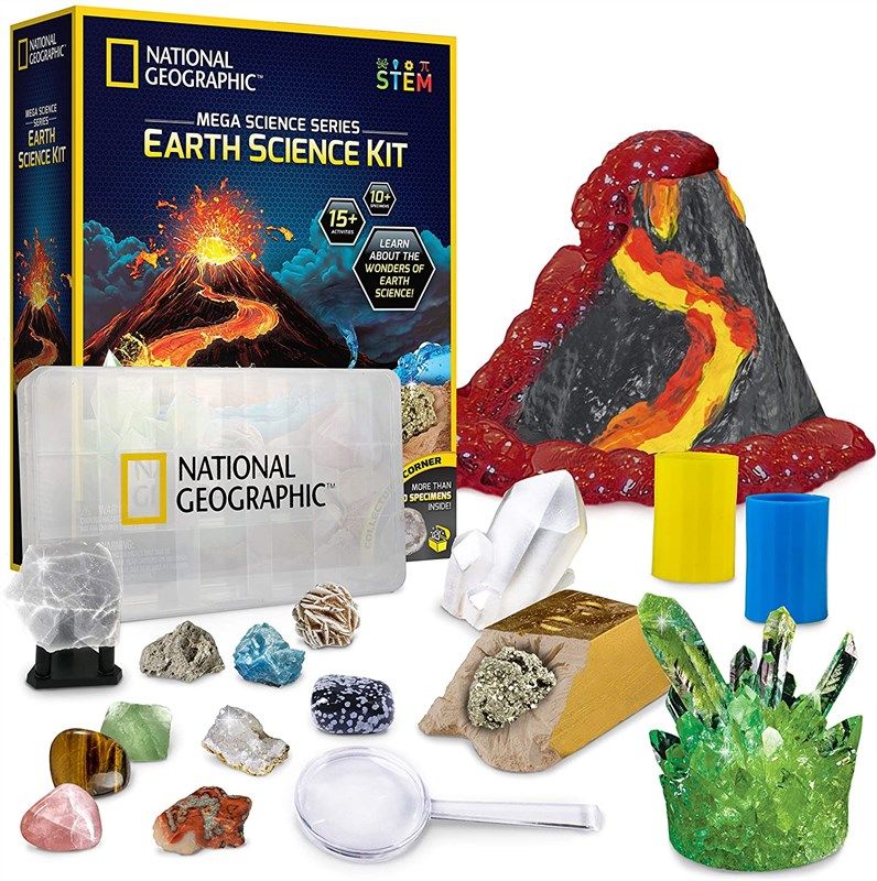 national geographic earth science kit 로고