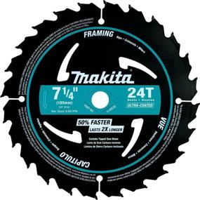 img 3 attached to 🔪 Makita A-94530-10 7-1/4" 24T Carbide-Tipped Ultra-Coated Circular Saw Blade for Framing - 10 Pack, Black