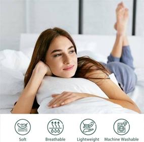 img 1 attached to 🛏️ Duvage Queen Sheet Set - Soft Brushed Microfiber 1800 Thread Count - Extra Deep Pocket Bed Sheets - White