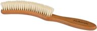 premium redecker natural pig bristle hat brush: high-quality 9-1/4-inch oiled pearwood handle for superior hat care logo