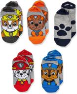 🐾 носки nickelodeon paw patrol 5 pack для мальчиков - идеальный выбор для молодых фанатов paw patrol! логотип