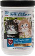 nutri-vet milk replacement for kittens: probiotic-infused, 12 ounces for a healthy gut logo