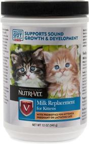 img 4 attached to Nutri-Vet Milk Replacement for Kittens: Probiotic-Infused, 12 Ounces for a Healthy Gut