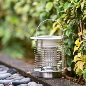 img 2 attached to 🪲 Solar Power Mosquito Lamp: Effective Bug Light for Indoor and Outdoor Spaces - Home, Bedroom, Garage, Kitchen, Office, Restaurant, Hotel