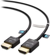 ultra thin hdmi cable with redmere (ultra slim hdmi cable) 4k rated with ethernet - 15 feet - by cable matters logo