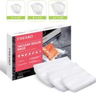 🔒 fresko 150 count vacuum sealer bags: pint, quart, gallon sizes, bpa free, heavy duty, sous vide bags логотип