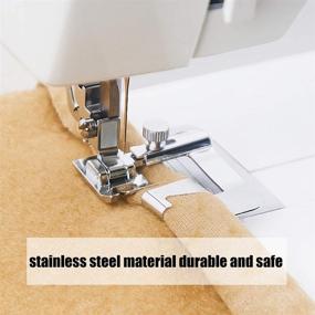 img 2 attached to Complete Set of 8 Pcs Sewing Machine Feet with 🧵 Adjustable Presser Foot - Must-Have Tools for Every Home Sewing Machine