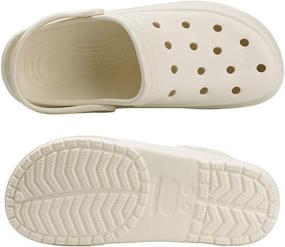 img 2 attached to 👞 Beige Men's Outdoor Lightweight Convenient Slippers - U821ELDDX4, Size 44