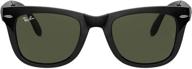 мужские аксессуары: солнцезащитные очки ray ban rb4105 wayfarer folding логотип