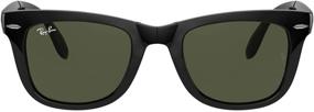 img 4 attached to 🕶️ Men's Accessories: Ray Ban RB4105 Wayfarer Folding Sunglasses