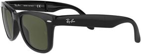 img 2 attached to 🕶️ Men's Accessories: Ray Ban RB4105 Wayfarer Folding Sunglasses