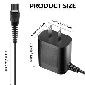 img 3 attached to 🔌 Universal Replacement Shaver Charger 15V: Portable Adapter Cord Compatible with Philips-HQ8505 Norelco Electric Shaver