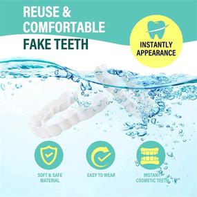 img 1 attached to 😁 Enhanced Smile Solution: Premium Fake Teeth Veneers for Men and Women - Confidence-Boosting, Perfect Smile Cover
