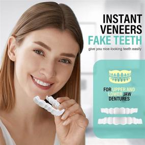 img 2 attached to 😁 Enhanced Smile Solution: Premium Fake Teeth Veneers for Men and Women - Confidence-Boosting, Perfect Smile Cover