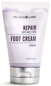 img 3 attached to 🦶 Valjean Labs Repair Foot Cream with Lactic Acid and Urea - Exfoliates, Softens Dry Feet and Calluses - Cruelty Free, Paraben Free - Made in the USA (4 oz)