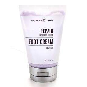 img 1 attached to 🦶 Valjean Labs Repair Foot Cream with Lactic Acid and Urea - Exfoliates, Softens Dry Feet and Calluses - Cruelty Free, Paraben Free - Made in the USA (4 oz)